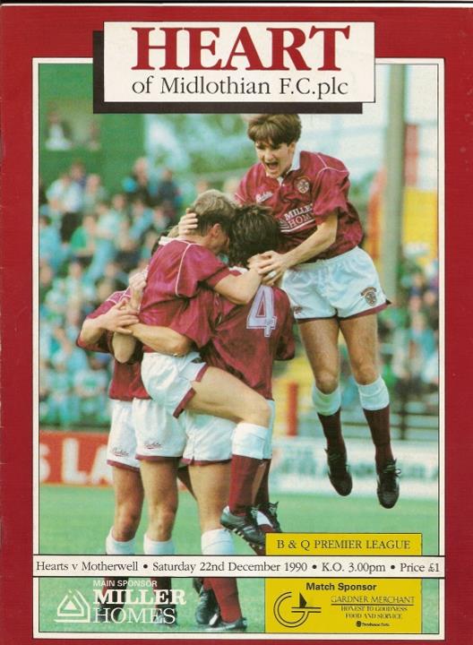 1990122201 Motherwell 3-2 Tynecastle