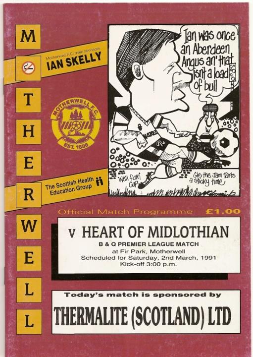 1991030201 Motherwell 3-1 Fir Park