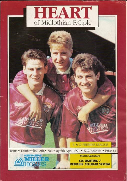 1991040601 Dunfermline Athletic 4-1 Tynecastle