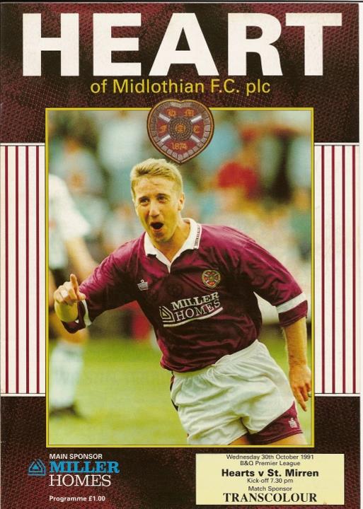 1991103001 St Mirren 0-0 Tynecastle