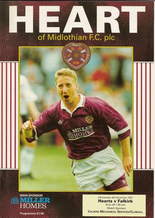 1991120401 Falkirk 1-1 Tynecastle