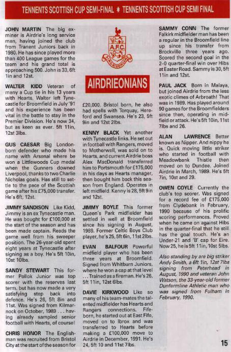 1992040411 Airdrieonians 0-0 Hampden