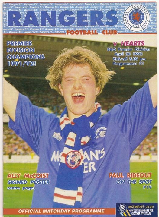 1992042801 Rangers 1-1 Ibrox