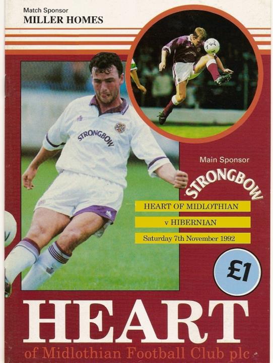 1992110701 Hibernian 1-0 Tynecastle