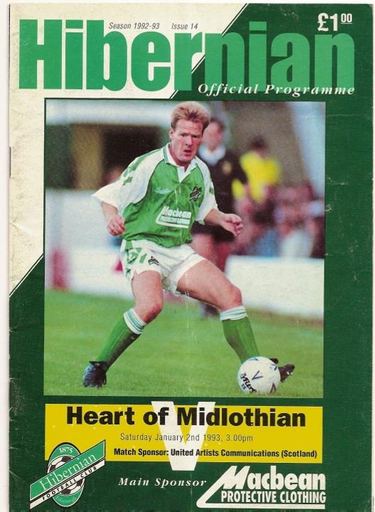 1993010201 Hibernian 0-0 Easter Road