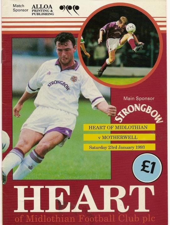 1993012301 Motherwell 0-0 Tynecastle