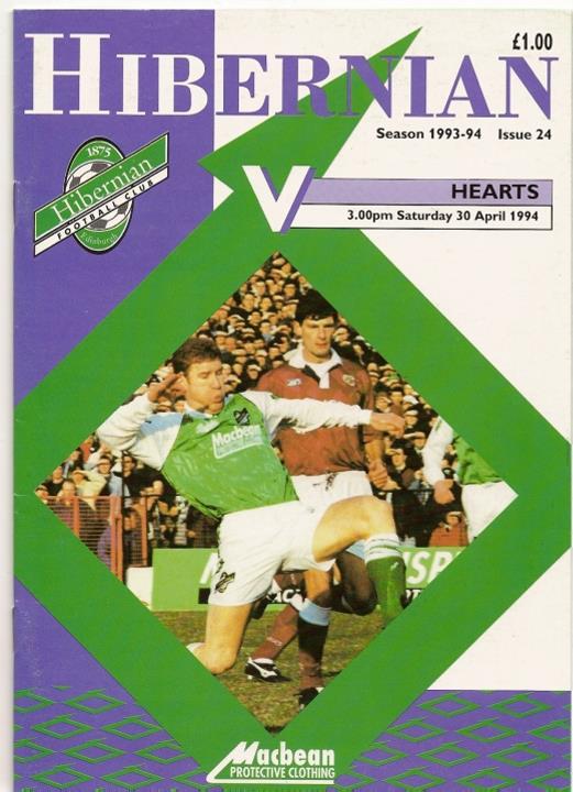 1994043001 Hibernian 0-0 Easter Road