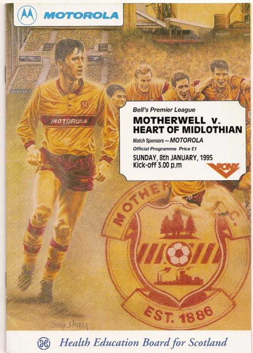 1995010801 Motherwell 2-1 Fir Park