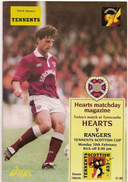 1995022001 Rangers 4-2 Tynecastle