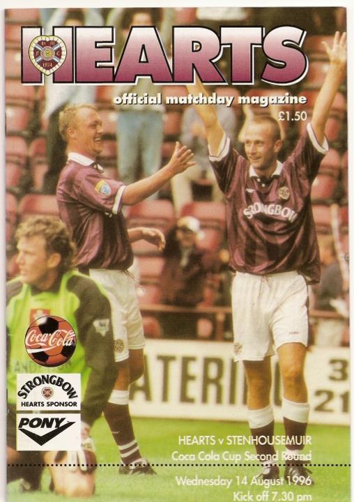 1996081401 Stenhousemuir 1-1 Tynecastle