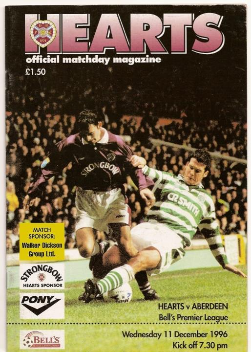 1996121101 Aberdeen 1-2 Tynecastle