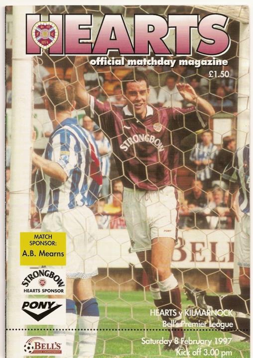 1997020801 Kilmarnock 2-0 Tynecastle