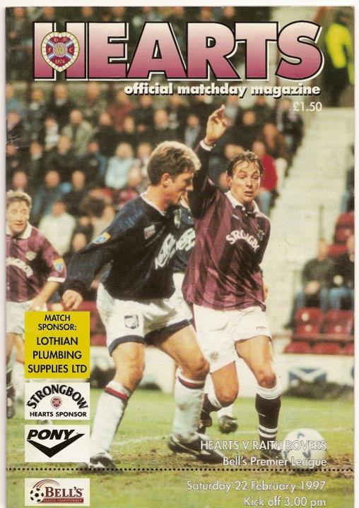 1997022201 Raith Rovers 3-2 Tynecastle