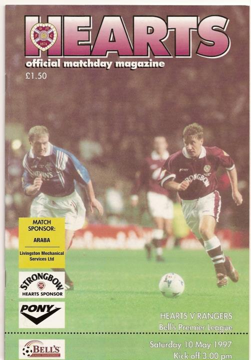 1997051001 Rangers 3-1 Tynecastle