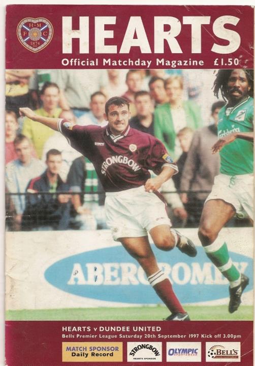 1997092001 Dundee United 2-1 Tynecastle