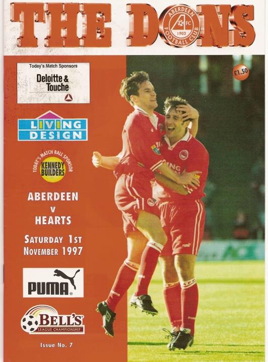 1997110101 Aberdeen 4-1 Pittodrie