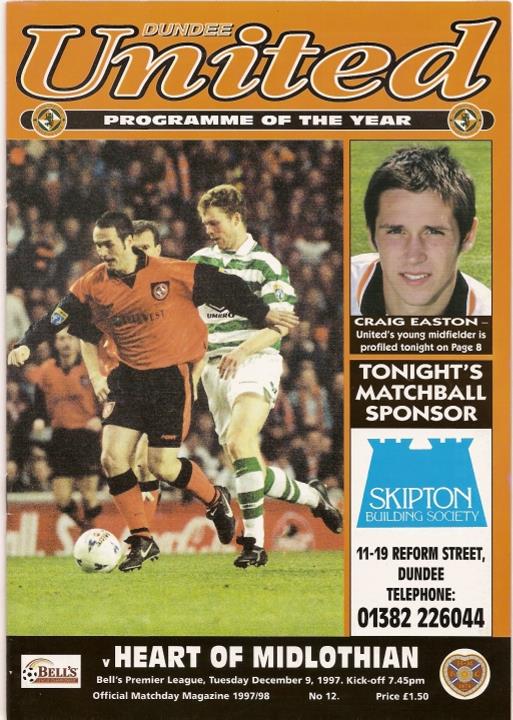 1997120901 Dundee United 0-0 Tannadice Park