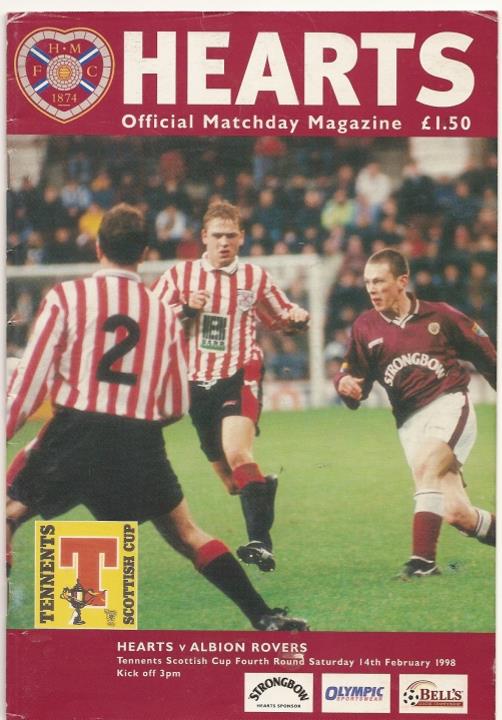 1998021401 Albion Rovers 3-0 Tynecastle