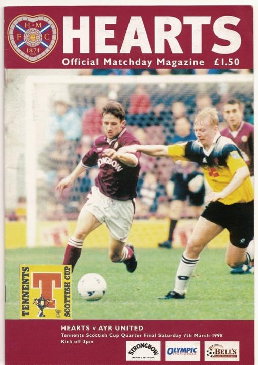 1998030701 Ayr United 4-1 Tynecastle