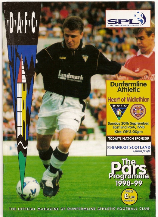 1998092001 Dunfermline Athletic 1-1 East End Park