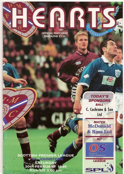 1999022001 St Johnstone 0-2 Tynecastle