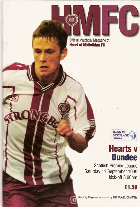 1999091101 Dundee 4-0 Tynecastle