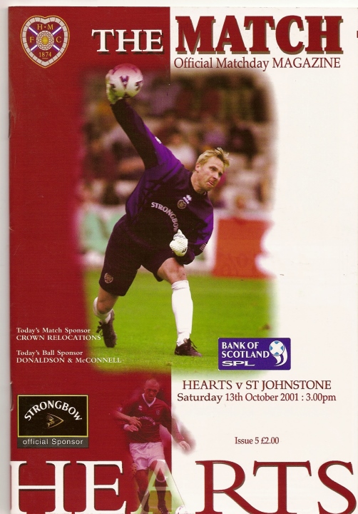 2001101301 St Johnstone 3-0 Tynecastle