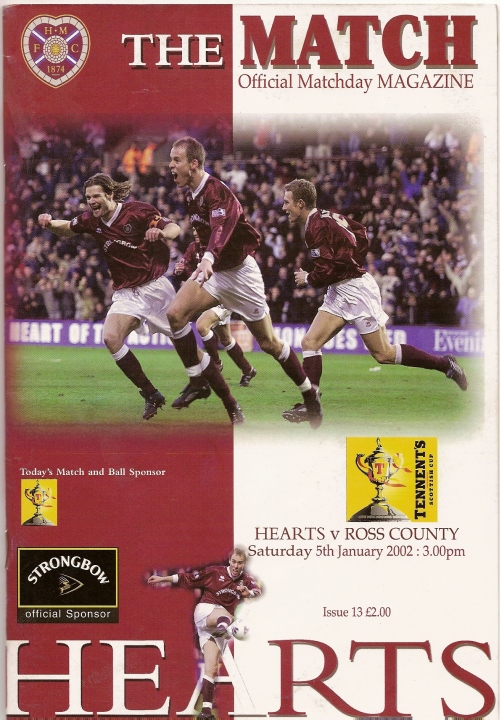 2002010501 Ross County 2-1 Tynecastle