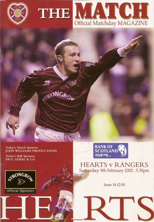 2002020901 Rangers 0-2 Tynecastle