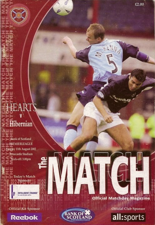 2002081101 Hibernian 5-1 Tynecastle