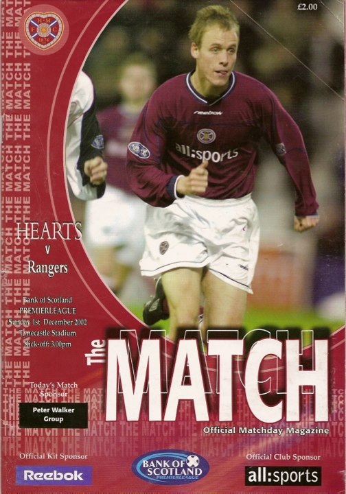 2002120101 Rangers 0-4 Tynecastle