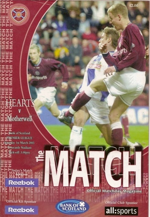 2003030101 Motherwell 2-1 Tynecastle