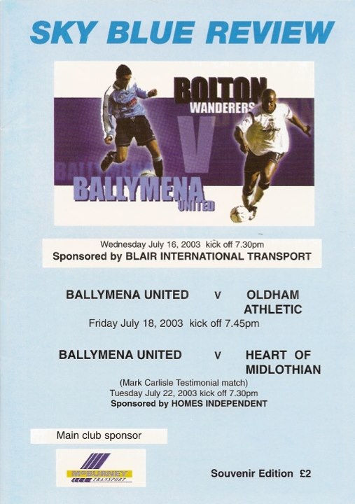 2003072201 Ballymena United 1-2 A