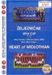 2003101501 Zeljeznicar Sarajevo 0-0 A