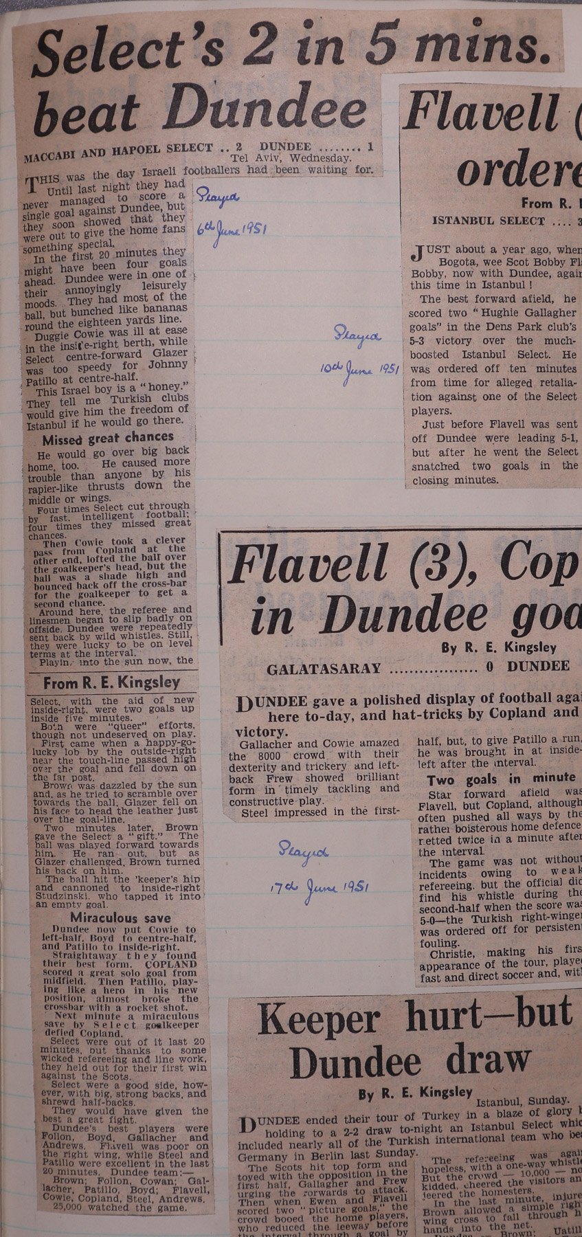1951-06-06_Maccabi_and_Hapoel_Select_2-1_Dundee_Friendly