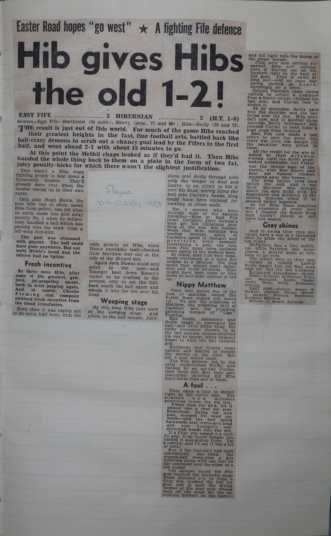 1953-10-10_East_Fife_3-2_Hibernian_League_Cup_SF