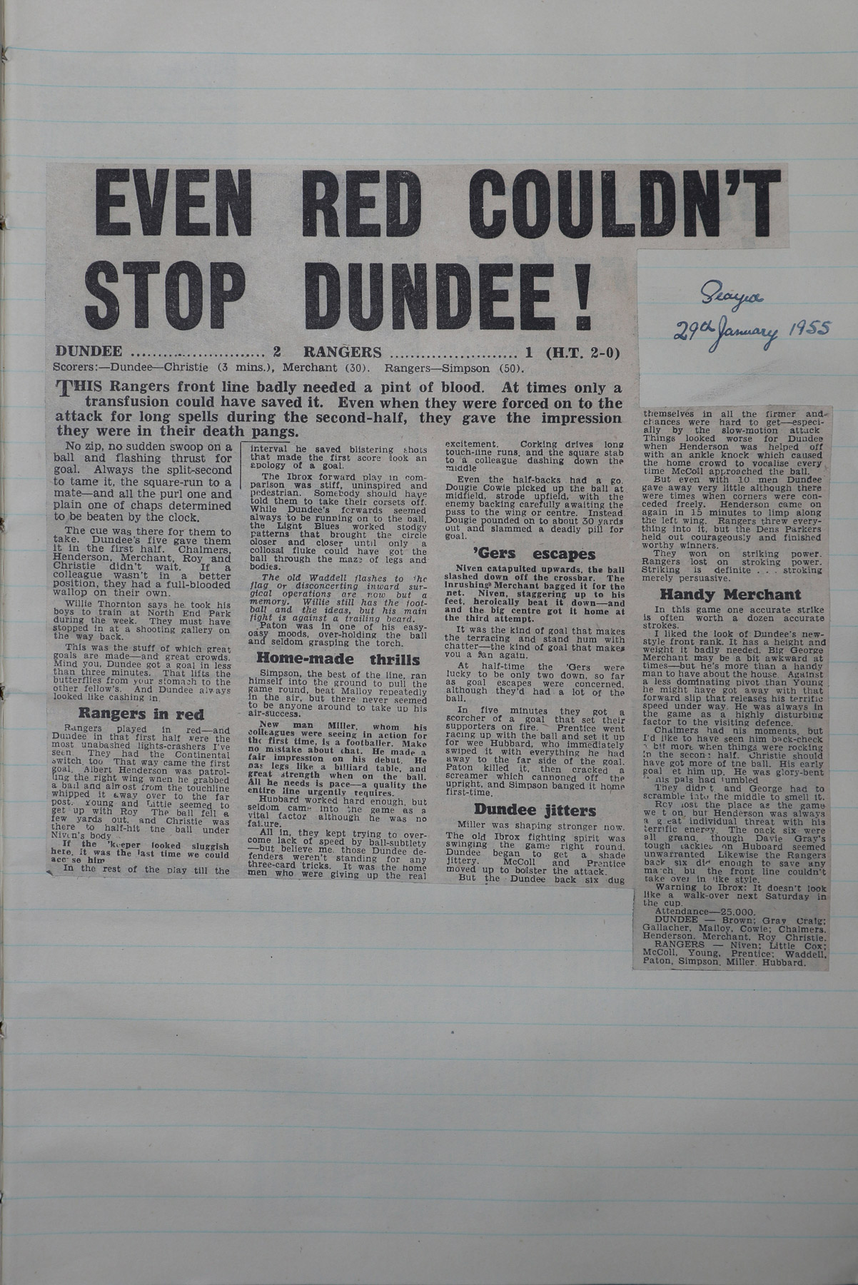1955-01-29_Dundee_2-1_Rangers_L1