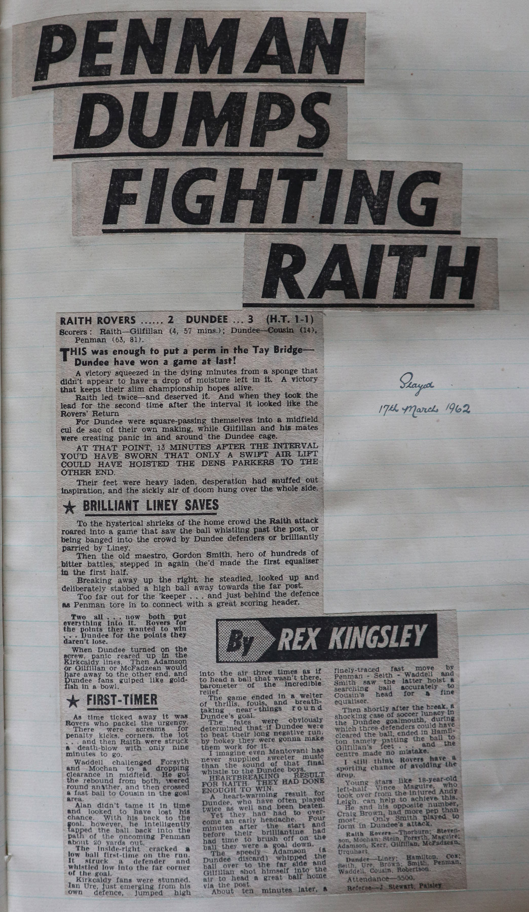 1962-03-17_Raith_Rovers_2-3_Dundee_L1_1