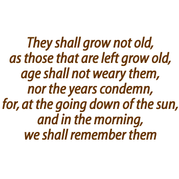 We Shall Remember