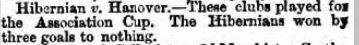 27-Oct-1877 Hibernian 3-0 Hanover