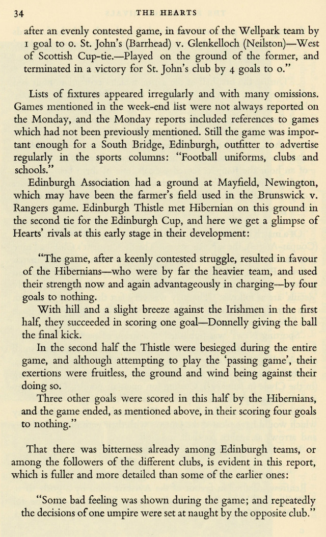 From The Story of Heart Of Midlothian F.C. by ALBERT MACKIE