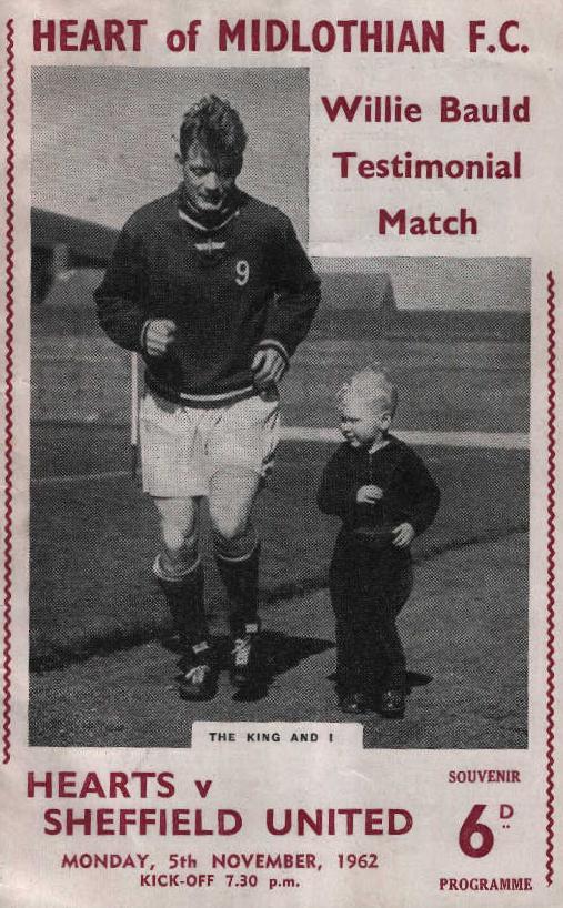 Mon 05 Nov 1962  Hearts 2  Sheffield United 2 