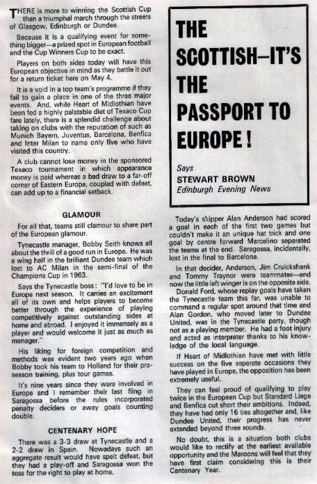 Sat 06 Apr 1974  Hearts 1  Dundee United 1 