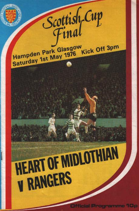 Sat 01 May 1976  Hearts 1  Rangers 3 