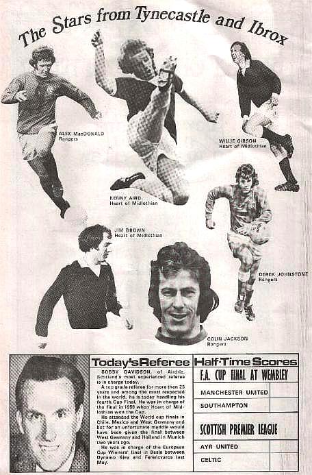 Sat 01 May 1976  Hearts 1  Rangers 3 