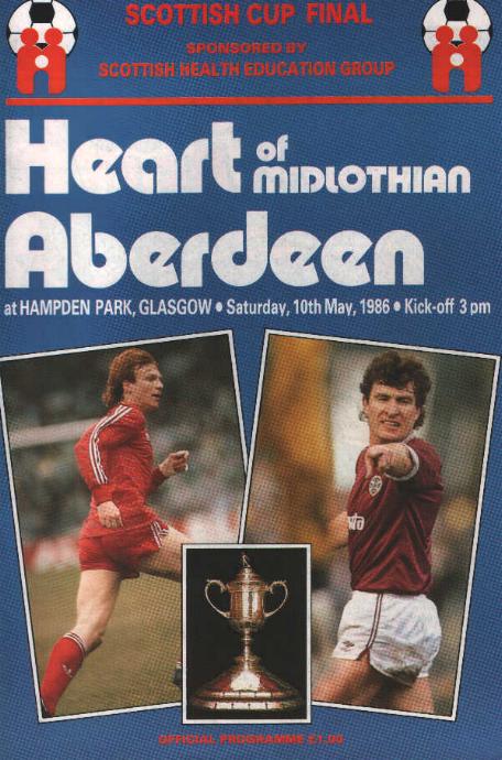 Sat 10 May 1986  Hearts 0  Aberdeen 3 
