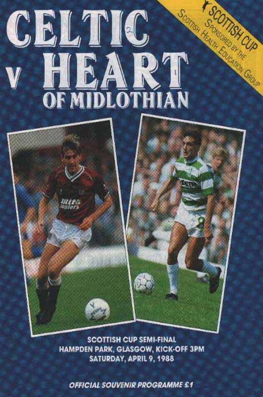 Sat 09 Apr 1988  Hearts 1  Celtic 2 