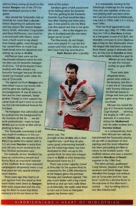 Sat 08 Apr 1995  Hearts 0  Airdrieonians 1 