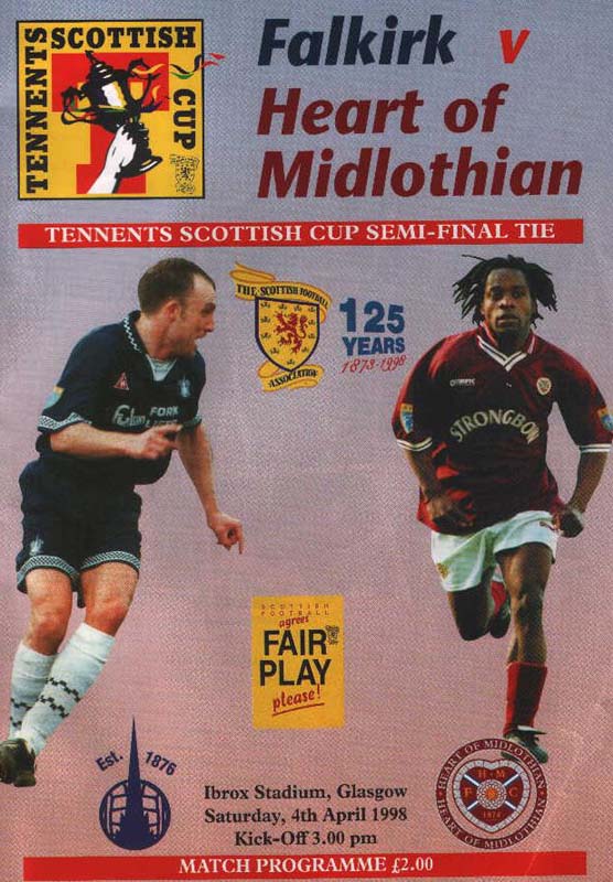 Sat 04 Apr 1998  Hearts 3  Falkirk 1 