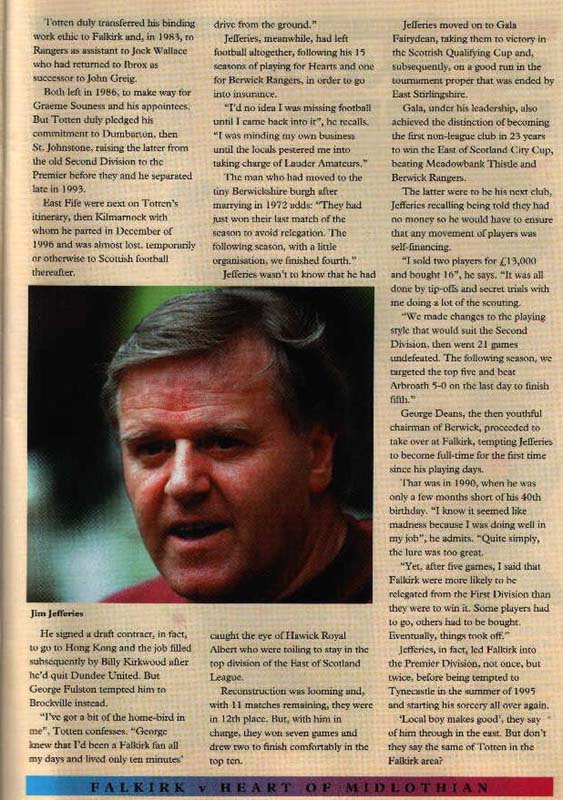 Sat 04 Apr 1998  Hearts 3  Falkirk 1 